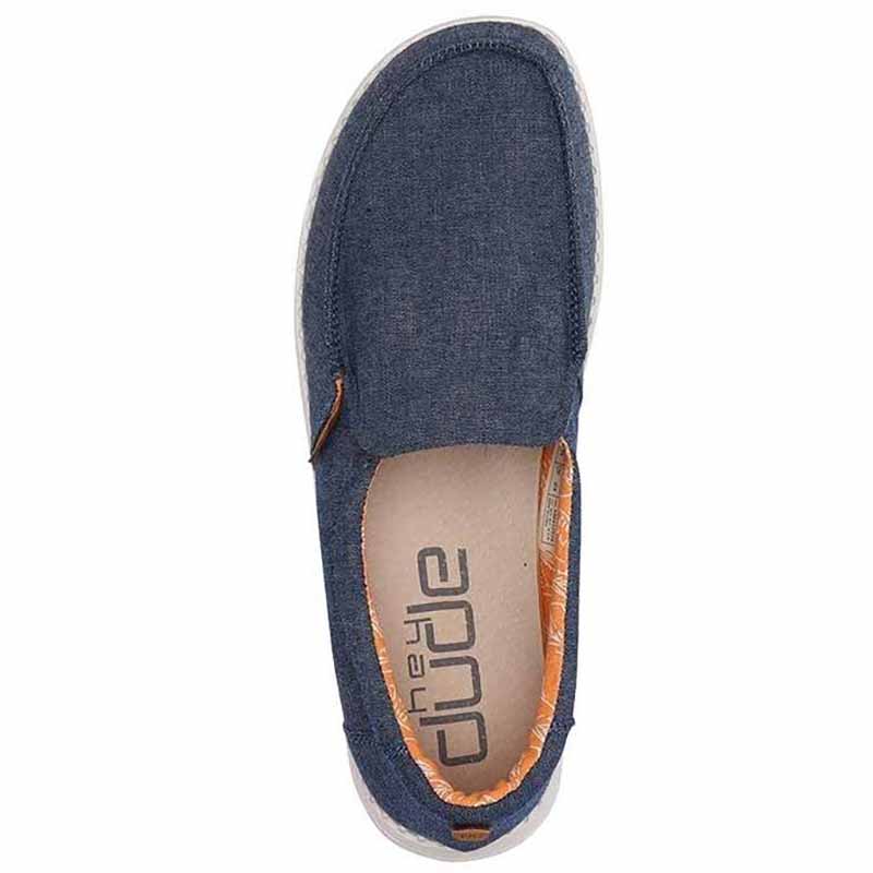 Hey Dude Women's Navy Misty Chambray Shoe