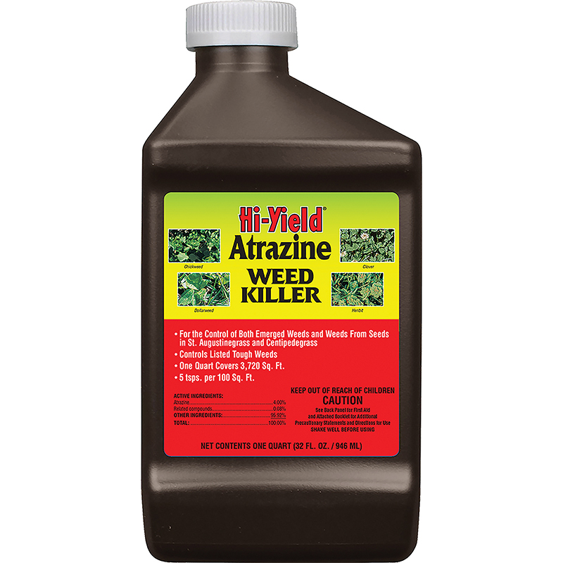 Hi-Yield Atrazine Lawn Weed Killer, 1 Quart