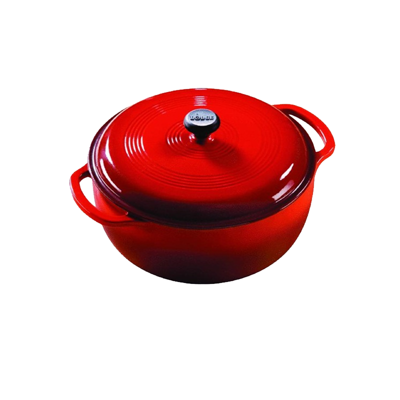 Lodge Enameled Cast Iron Dutch Oven - Red, 7.5 qt - Fry's Food Stores