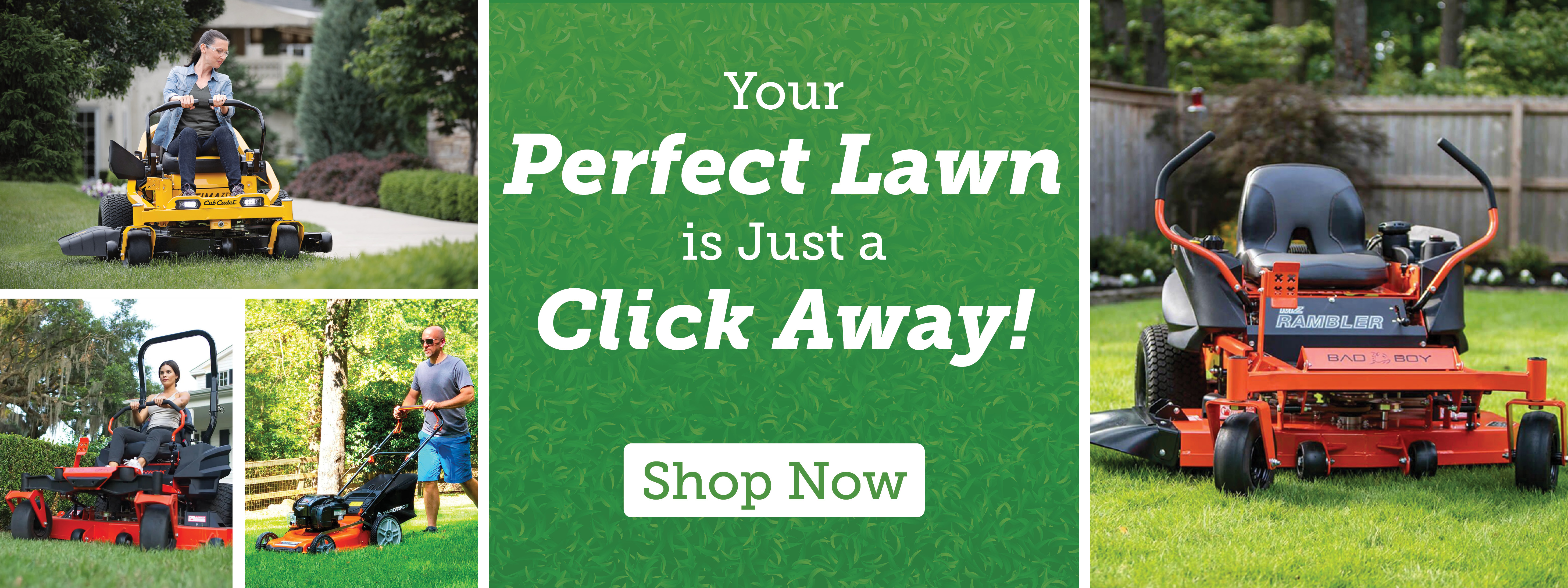 Your Perfect Lawn is just a Click Away