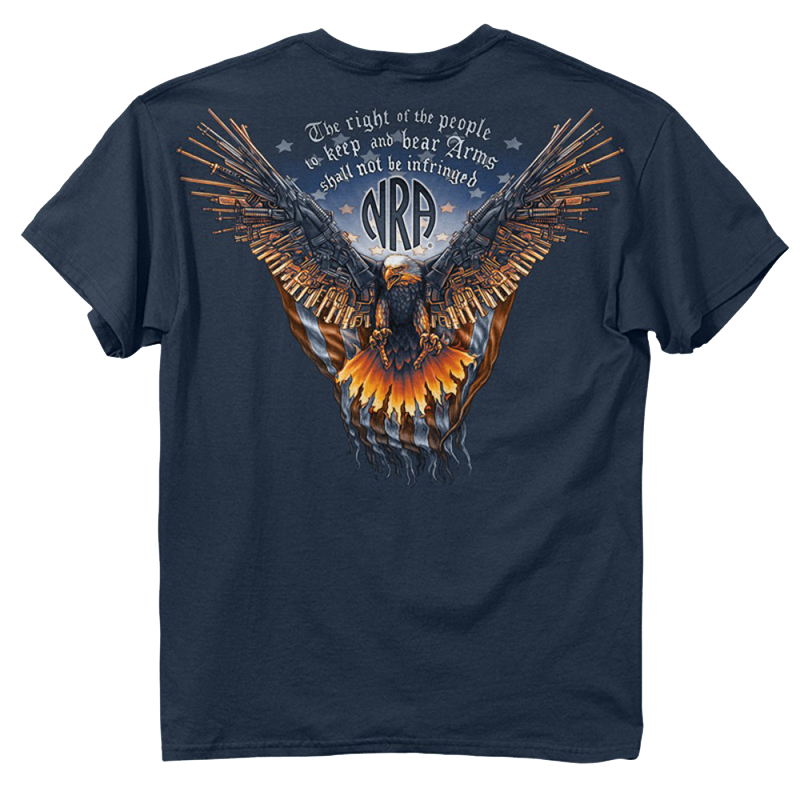 Men's NRA Eagles Wing Tee Shirt