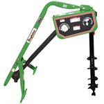 King Kutter Slip Clutch Post Hole Digger with 6-in Auger - Green