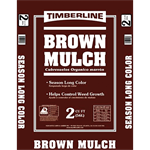 Timberline Brown Colored Mulch, 2 cu ft