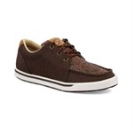 Twisted X Women's Kicks Cocoa and Tooled Brown, 10M