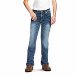 Ariat Boy's B4 Coltrane Low Rise Boot Cut Relaxed Fit Jean - Durango, 14