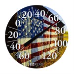 Headwind Consumer Products EZREAD Dial Thermometer American Flag on Barn 12.5-in