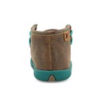 Twisted X Infant's Chukka Driving Moc- Bomber and Turquoise, 4M