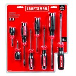 Craftsman 8 pc. Phillips/Slotted Screwdriver Set 8 in.