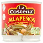 La Costena Whole Green Pickled Jalapeno Peppers, 12 oz