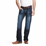 Ariat Men's M4 Adkins Stretch Low Rise Boot Cut Relaxed Fit Jean - Turnout, 38 x 36