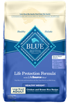 Blue Buffalo Life Protection Large Breed Healthy Weight Adult Chicken and Brown Rice, 30 lbs