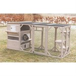 Trixie Pet Products Natura Gray XXL Wooden Outdoor Cat Retreat