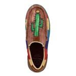 Twisted X Kid's Slip-On Kicks- Brown and Multicolor, 1.5M