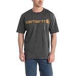 Carhartt Men's Carbon Heather Short Sleeve Logo Tee - L