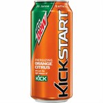 Mountain Dew Kickstart Orange Citrus Energy Drink 16 oz Can