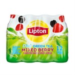 Lipton Diet Mixed Berry Green Tea 16.9 oz Bottle, 12 pack