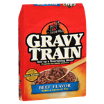 Gravy Train Beef Flavored Dry Dog Food, 35 LB