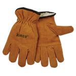 Kinco International Lined Split Cowhide Leather Driver Gloves
