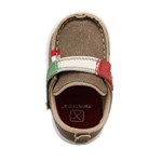 Twisted X Infant's Driving Moc- Dusty Tan and Multicolor, 6M