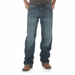 Wrangler Men's 20X No. 33 Extreme Mid Rise Straight Leg Relaxed Fit Jean- Wells, 34 x 30