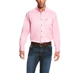 Ariat Men's Prism Pink Solid Twill Long Sleeve Shirt-XL, Regular
