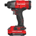 Craftsman V20* Cordless 1/4-in Impact Driver Kit (1 Battery)