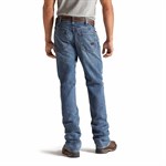 Ariat Men's FR M4 Basic Low Rise Boot Cut Relaxed Fit Jean - Flint, 34 x 32