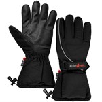 ActionHeat Women's AA Battery Heated Snow Gloves, Black, One Size