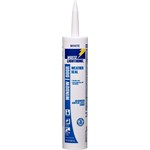 White Lightning Clear Silicone Rubber Windown and Door Sealant Caulk, 10 oz