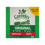 Greenies Original Regular Size Dog Dental Treats, 36 oz