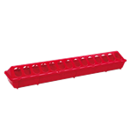 Miller Little Giant Manufacturing Plastic Flip Top Feeder, 20 in, Red