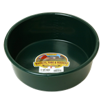 Miller Little Giant Manufacturing Feed Pan, Green, 5 qt