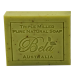 Bela Lemon Myrtle with Lemongrass Natural Soap Bar, 3.5 oz