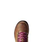 Ariat Women's Weathered Brown Barnyard Waterproof Lace-Up Boot - 6.5