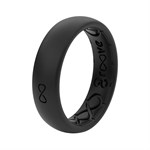 Groove Life Women's Thin Black Ring, Size 7