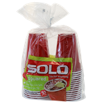 SOLO 18 oz Red Plastic Cups, 30 pack
