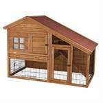 Trixie Pet Products Nautra Large 2-Story Hinged Roof Rabbit Cabin Hutch