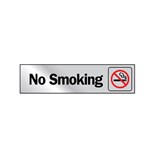 Hy-Ko 2 in. x 8 in. No Smoking Sign