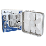 Camair 20-Inch 3 Speed Box Fan BX100