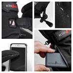 ActionHeat Men's 5V Battery Heated Snow Gloves- Black, M