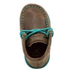 Twisted X Infant's Chukka Driving Moc- Bomber and Turquoise, 2M