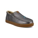 Twisted X Kid's Slip-On Kicks- Gun Metal, 2M