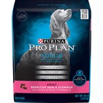 Pro Plan Dry Dog Food- Sensitive Skin and Stomach, Salmon and Rice, 30 lb