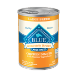 Blue Buffalo Homestyle Large Breed Chicken Dinner with Garden Vegetables Canned Dog Food, 12.5 oz