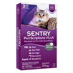 Sentry PurrScriptions Plus Squeeze On For Cats and Kittens Over 5 lbs