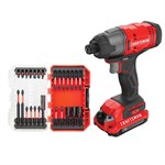 Craftsman V20* Cordless 1/4-in Impact Driver Kit (1 Battery)