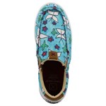 Twisted X Kid's Slip-On Kicks- Aqua Multicolor, 2.5M