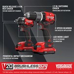 Craftsman V20* BRUSHLESS RP? 2-Tool Combo Kit (2 Batteries)