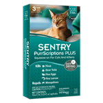 Sentry PurrScriptions Plus Squeeze On For Cats and Kittens Under 5 lbs