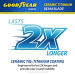 Goodyear Ceramic Titanium 17 in. Beam Blade